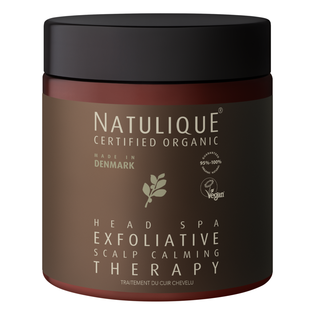 NATULIQUE CERTIFIED ORGANIC EXFOLIATIVE SCALP CALMING THERAPY 500ml 1500x1500px